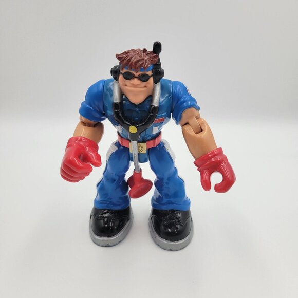 Rescue Heroes Lot of 3 Loose Figures Matt Medic Robo Team Clamp Down Hydro Team - Picture 16 of 16